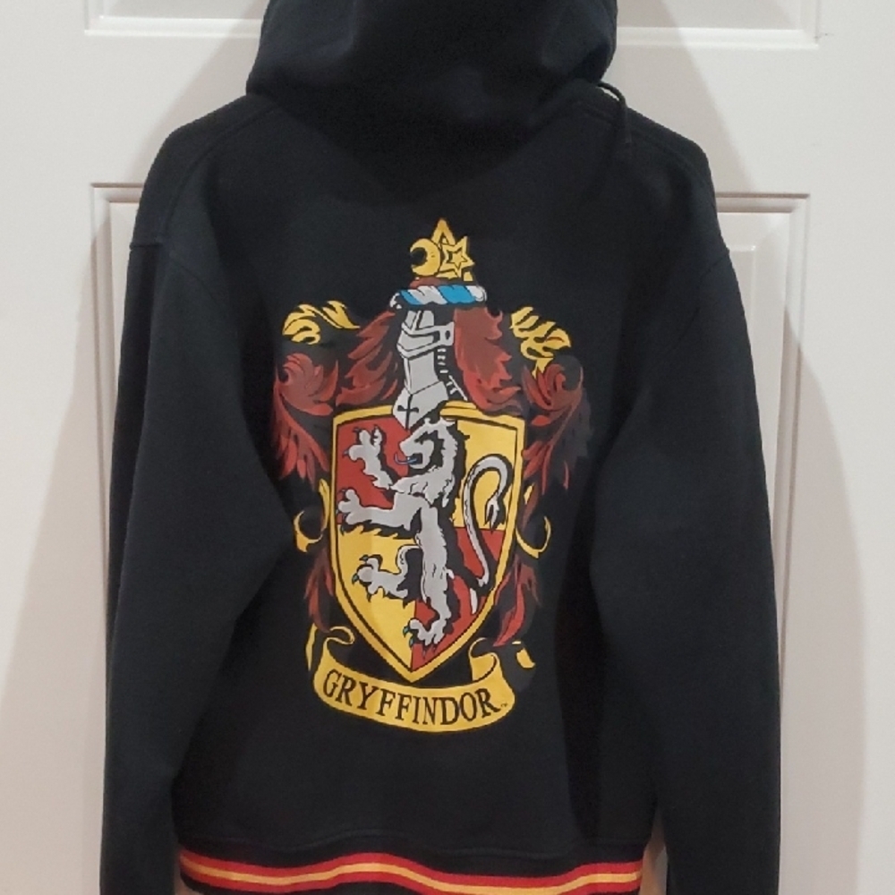 Harry Potter Gryffindor Crest Black Hoodie
